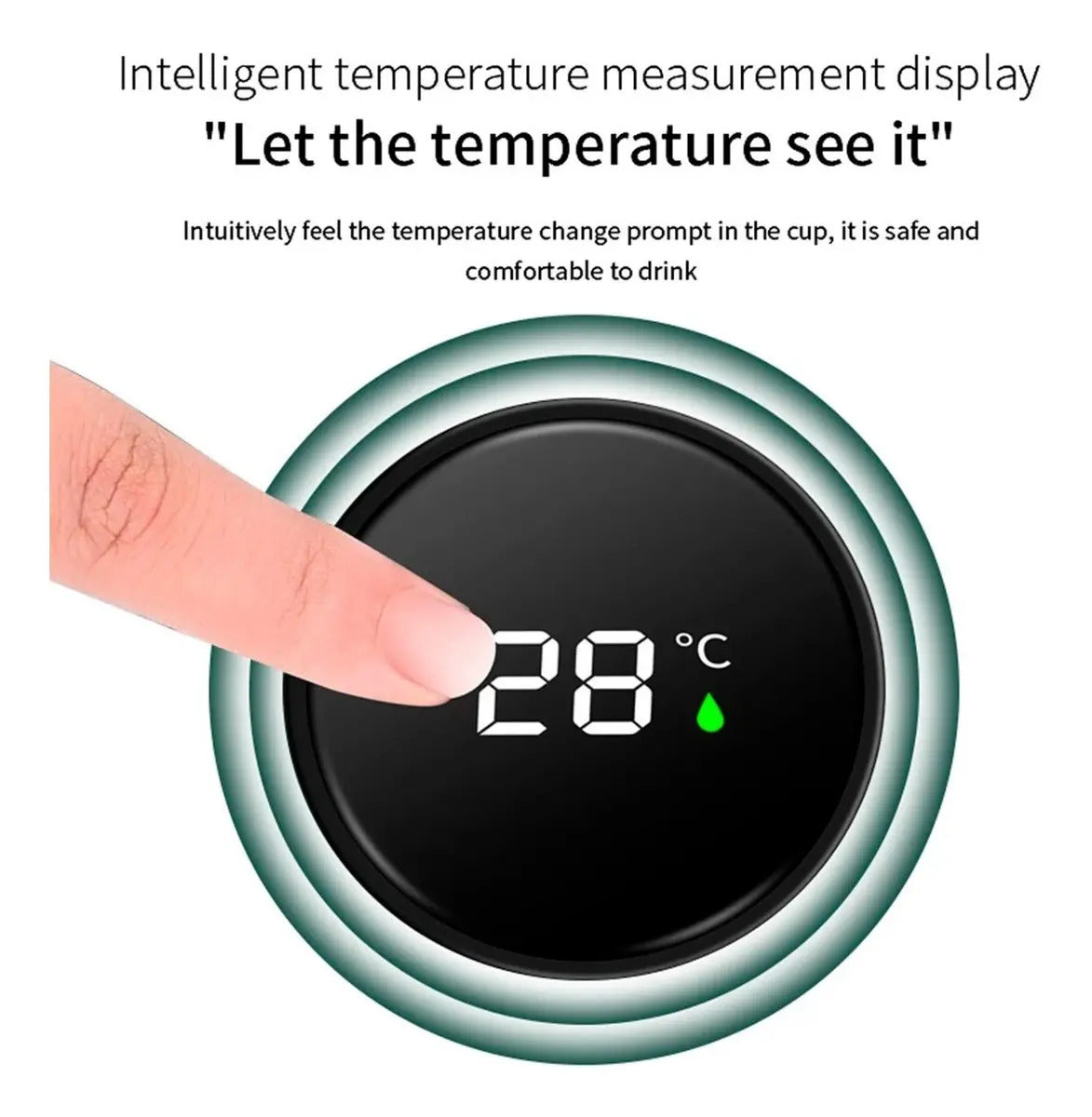 Garrafa Térmica com Display Digital - ThermoSmart®