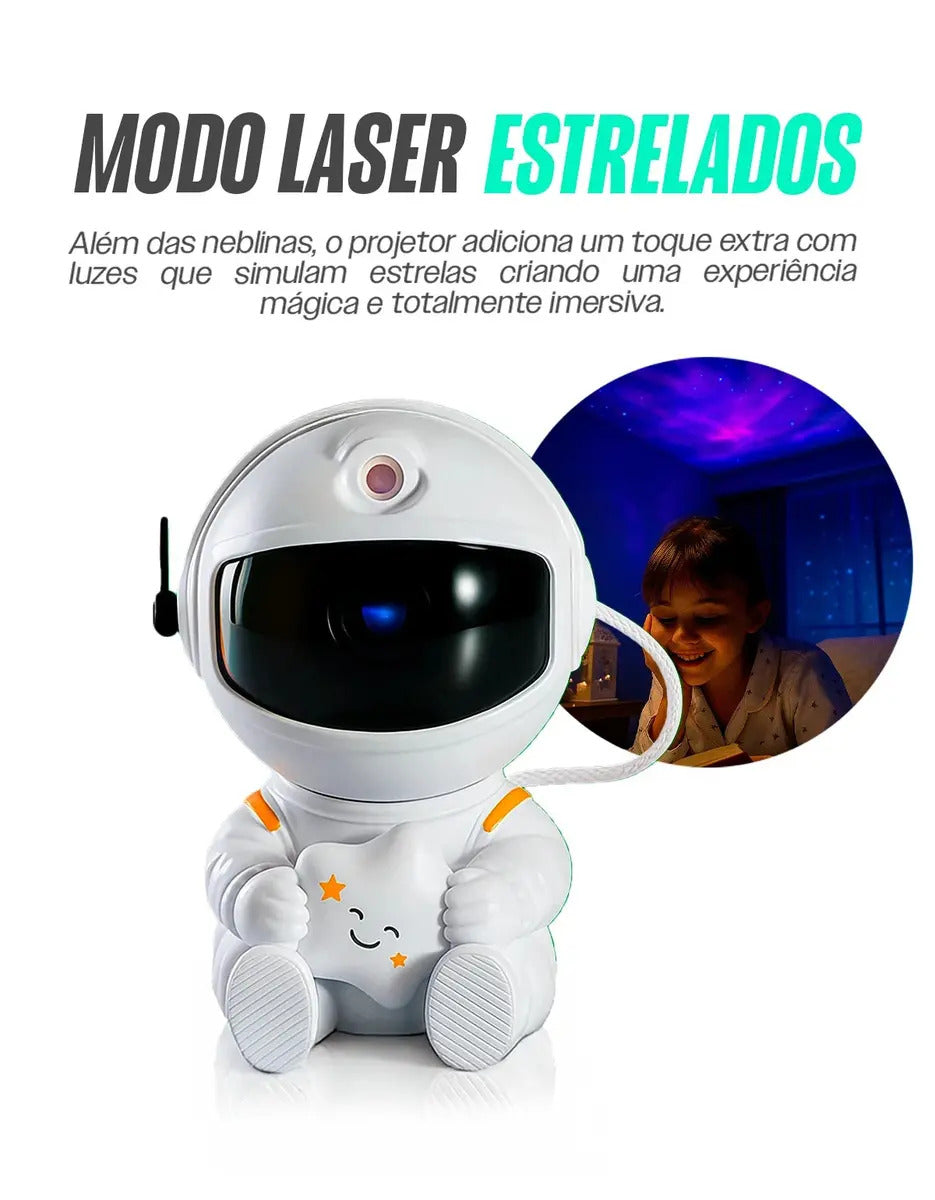 Projetor Galáxia Astronauta - AstroLux®