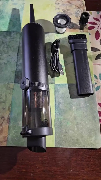 Aspirador Portátil Sem Fio 2 em 1 - TurboVac®