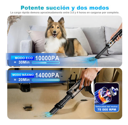 Aspirador Portátil Sem Fio 2 em 1 - TurboVac®
