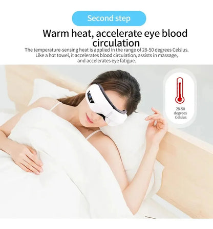 Óculos Massageador Ocular Bluetooth - EyeRelax®