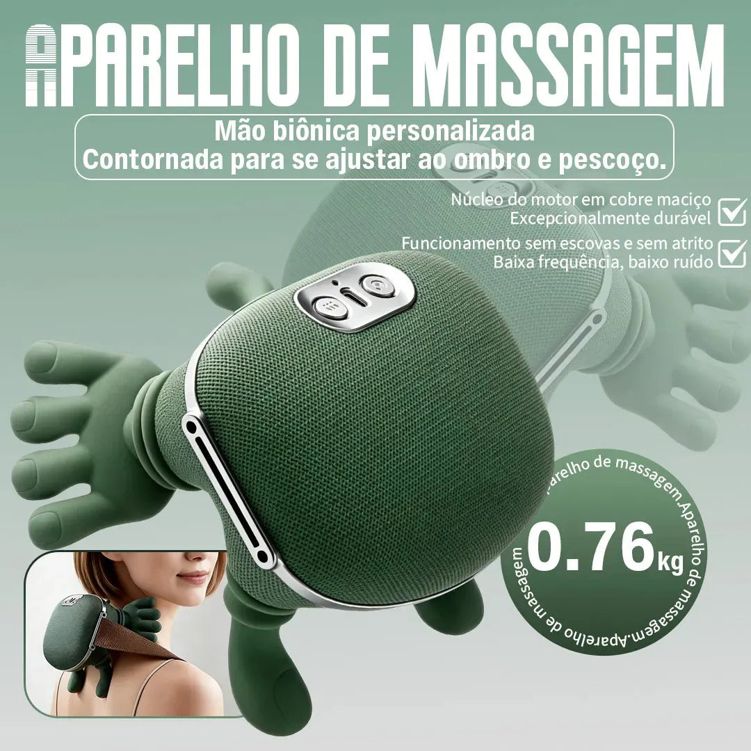 Massageador de Pescoço e Costas 3D - NeckRelax®