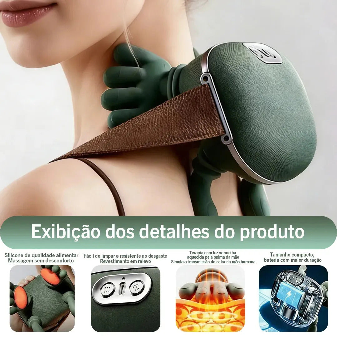Massageador de Pescoço e Costas 3D - NeckRelax®