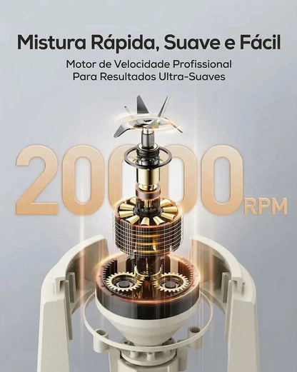 Mini Liquidificador Portátil 600ml - BlendGo®