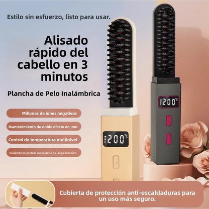 Escova Alisadora Sem Fio - GlowBrush®