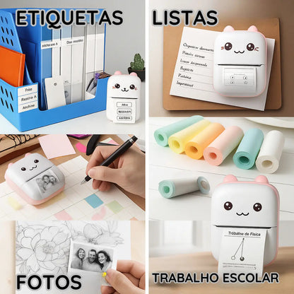 Mini Impressora Portátil Bluetooth - PrintPocket®