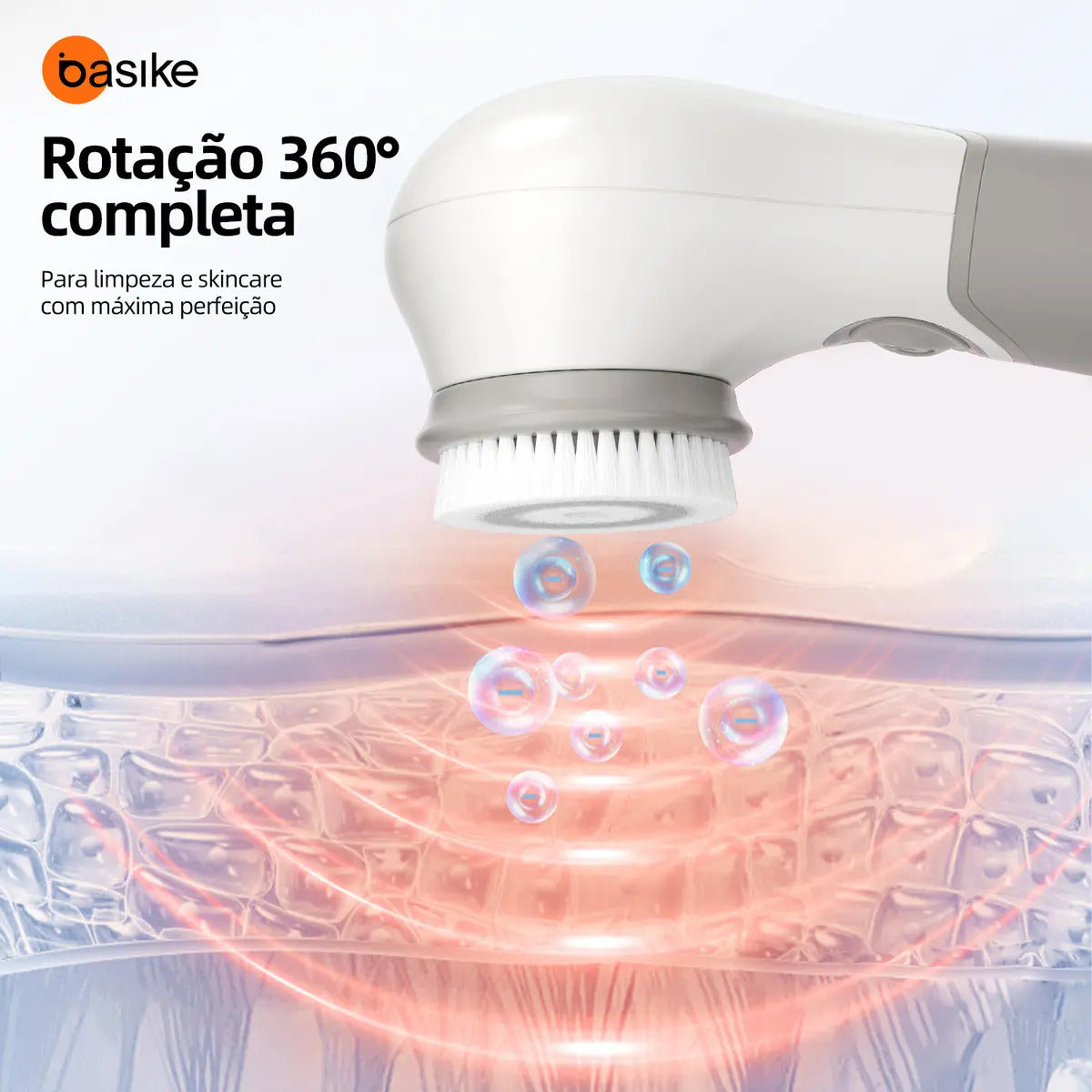 Escova de Limpeza Facial 3 em 1 - PureSkin®