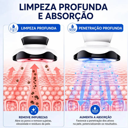Aparelho Facial LED + EMS Skin Care - GlowLift®